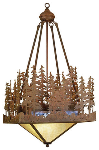 16Sq Pine Lake Inverted Pendant