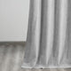 Vintage Thermal Cross Linen Weave Blackout Curtain Single Panel, Millennial Gray, 50"x120"