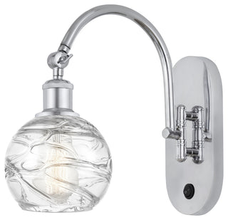 Innovations 518-1W-PC-G1213-6 1 Light Sconce, Polished Chrome