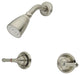 Kingston Brass Satin Nickel Magellan Two Handle Shower Faucet KB248SO