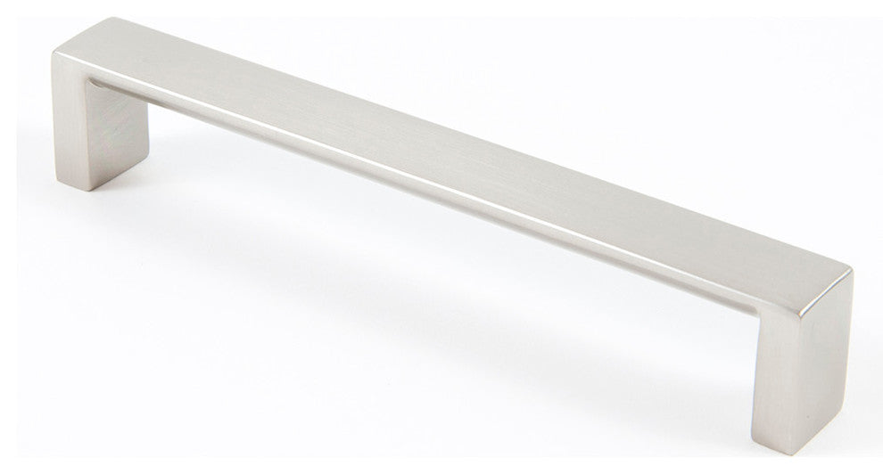 6" Modern Square Pull, Satin Nickel
