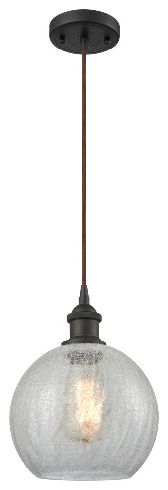 Innovations Lighting 516-1P-OB-G122-8-LED Athens 1 Light 8" Mini Pendant