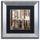 Alan Blaustein ''Bellagio I'' Art, Silver Frame, Black Mat, 11x11