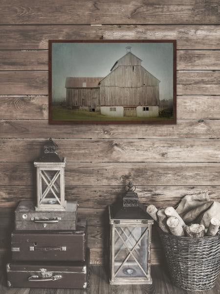 "Ancienne Grange" Framed Painting Print, 24"x16"