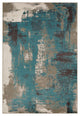 Surya Steinberger SIB-1024 7'10"x10'10" Rug, Beige/Aqua/Taupe/Dark Brown/Camel