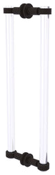 Clearview 18" Back to Back Groovy Accent Shower Door Pull, Oil Rubbed Bronze