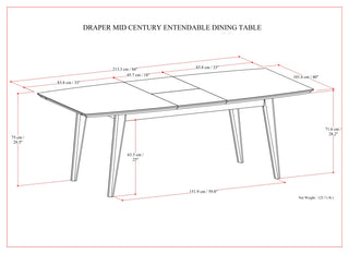 Mavis / Draper 9-Piece Dining Set