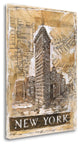"New York" By Marta G. Wiley, Giclee Print on Gallery Wrap Canvas, Ready to Hang