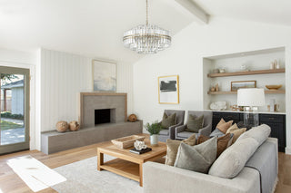 Crystorama Lighting Group HAY-1407 Hayes 16 Light 28"W Crystal - Aged Brass