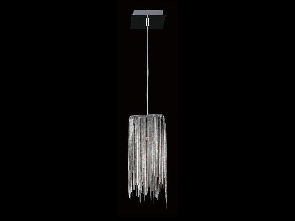 Avenue Lighting Fountain Blvd. 1-Light Pendant, Chrome