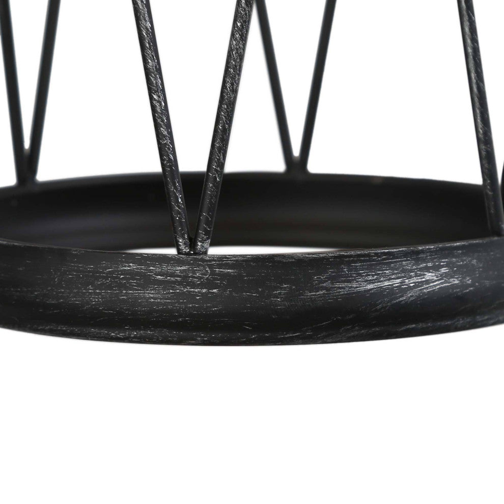 LNC Modern 1-Light Brushed Black Pendant, Kitchen Island Light