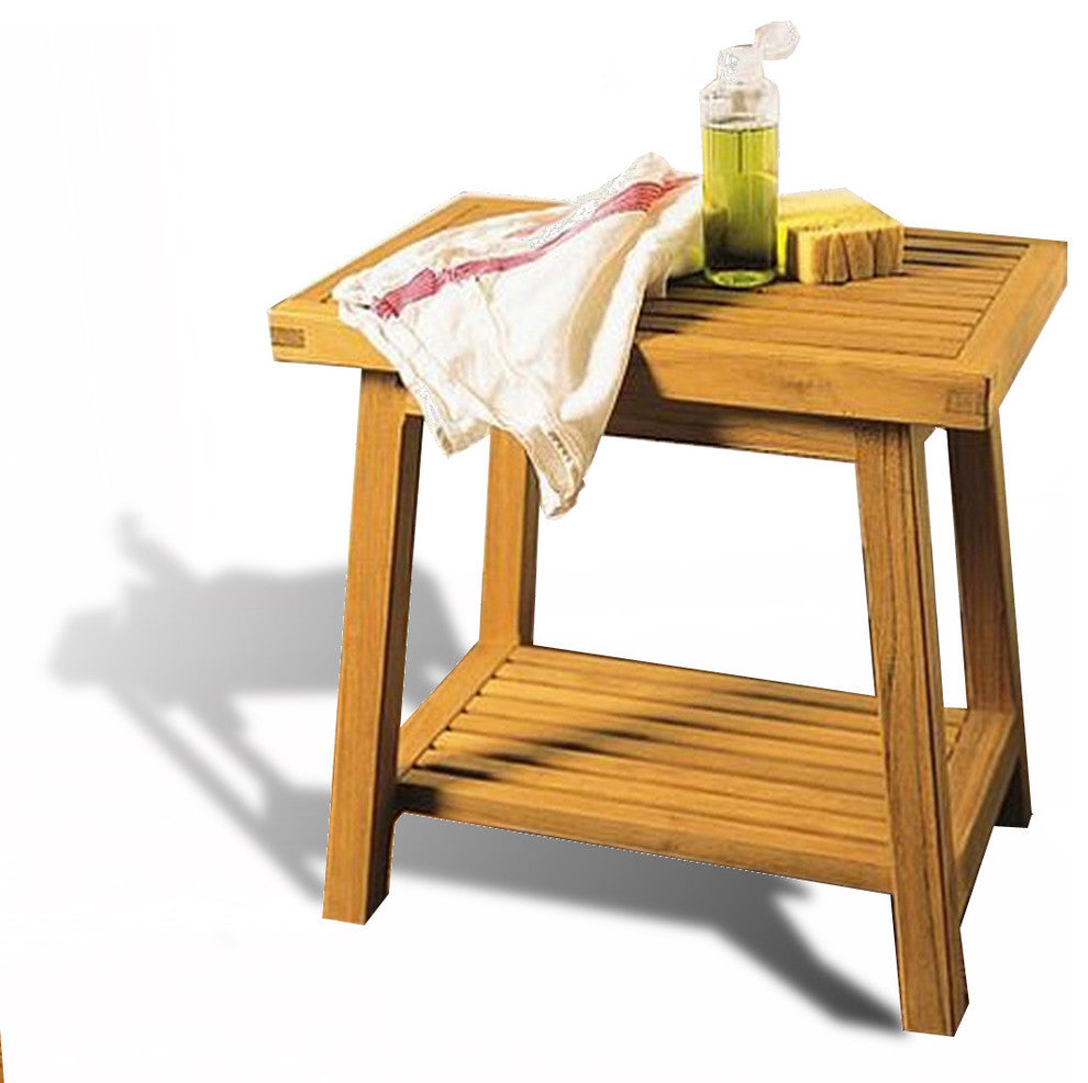Bath Stool, Side Table, Shower Bench, 18"
