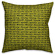 Green Keys Pattern Outdoor Throw Pillow, 20"x20"