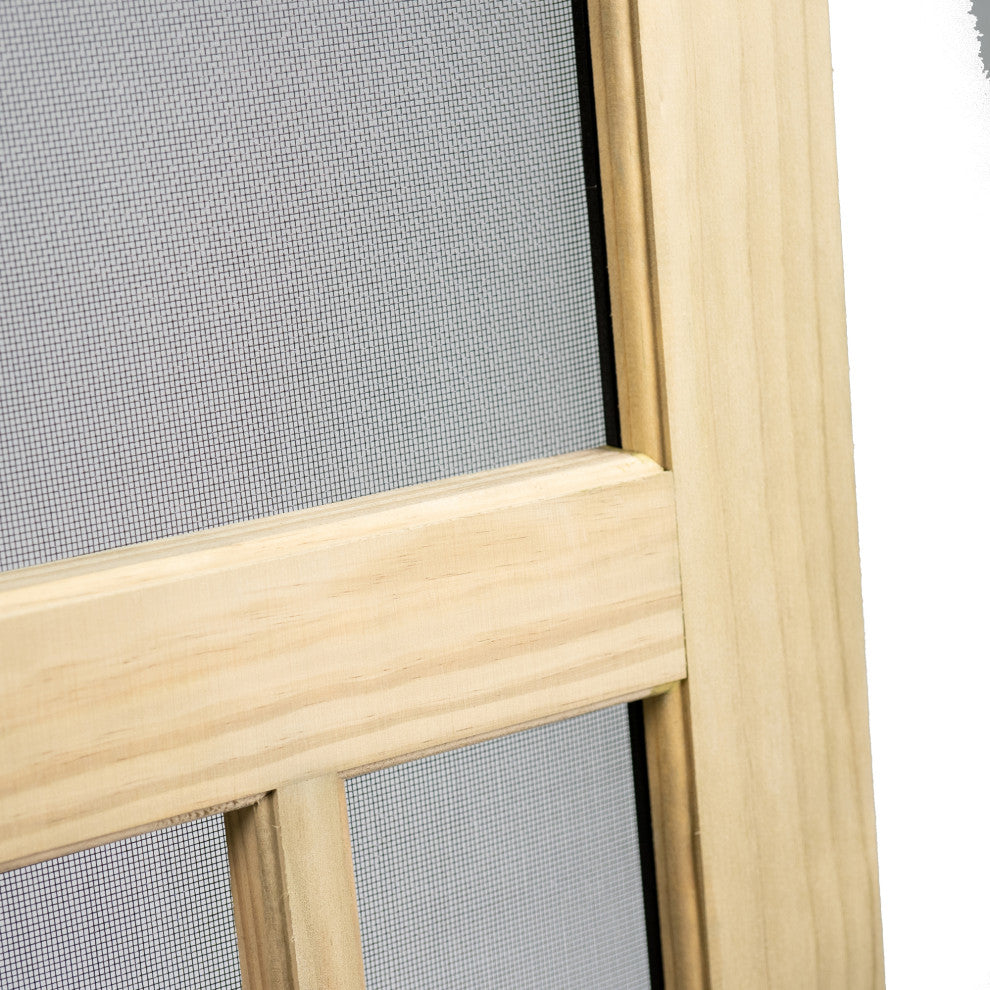 Wood Screen Door, 5-Bar, Stainable, 1"x32"x80"