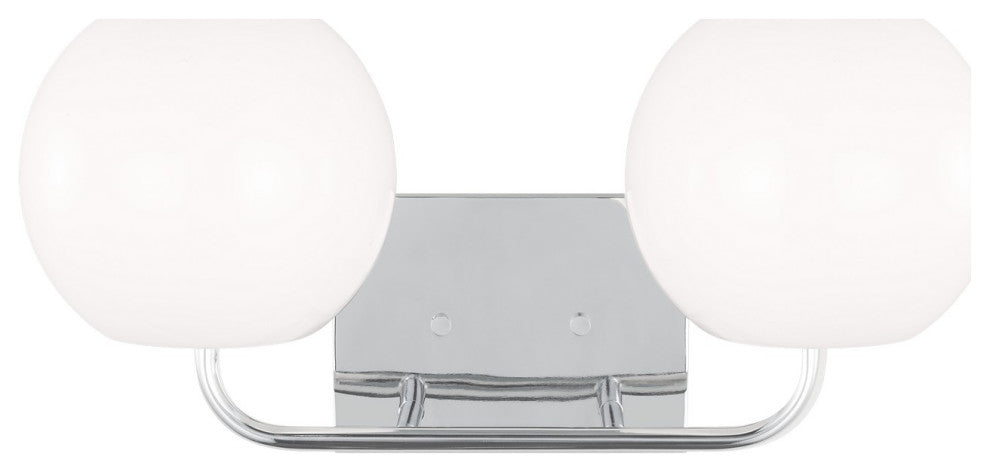 Rory 2-Light Vanity, Chrome