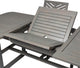 5-Piece Extendable Outdoor Patio Dining Set, Gray Wash