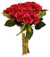 10" Red Rose Bundle 3/Pk