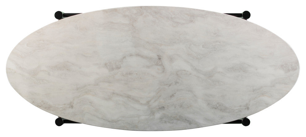 Bideford Faux Marble Cocktail Table
