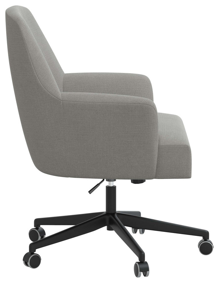 Office Chair, Linen Gray