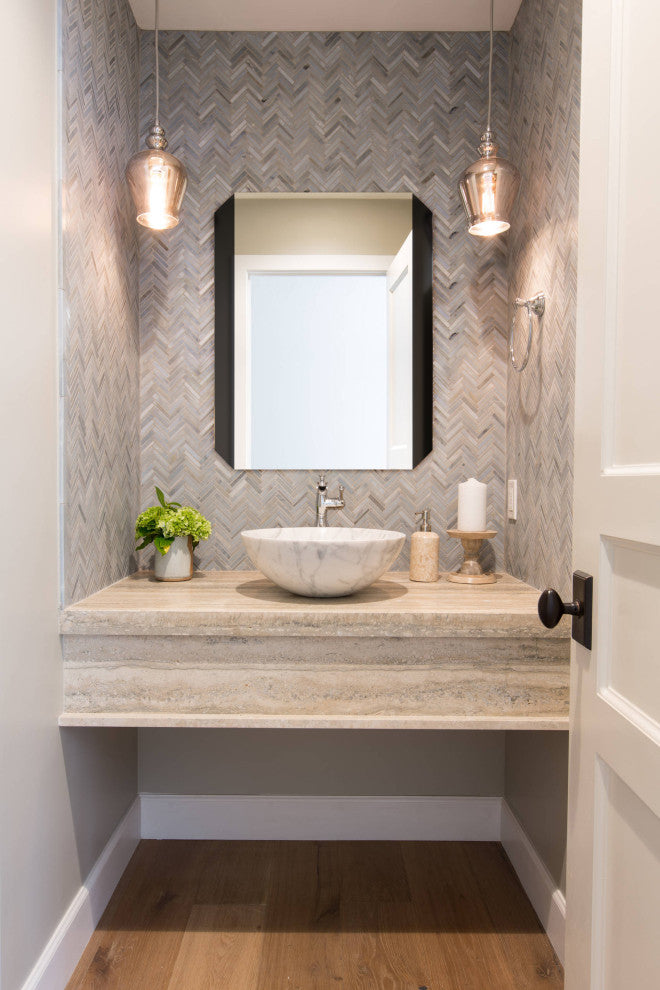 22"Wx27"H Rectangular Frameless Bathroom Vanity Wall Mirror