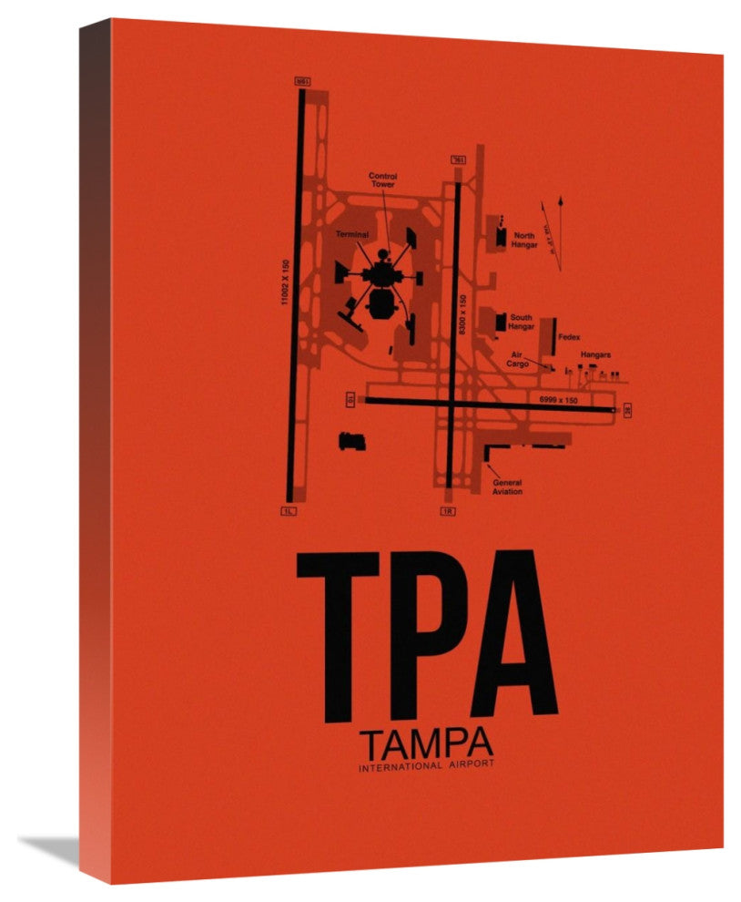 "TPA Tampa Airport Orange" Fine Art Print
