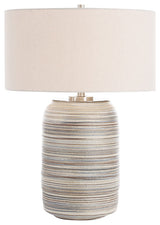 Uttermost Killarney Distressed Green Table Lamp