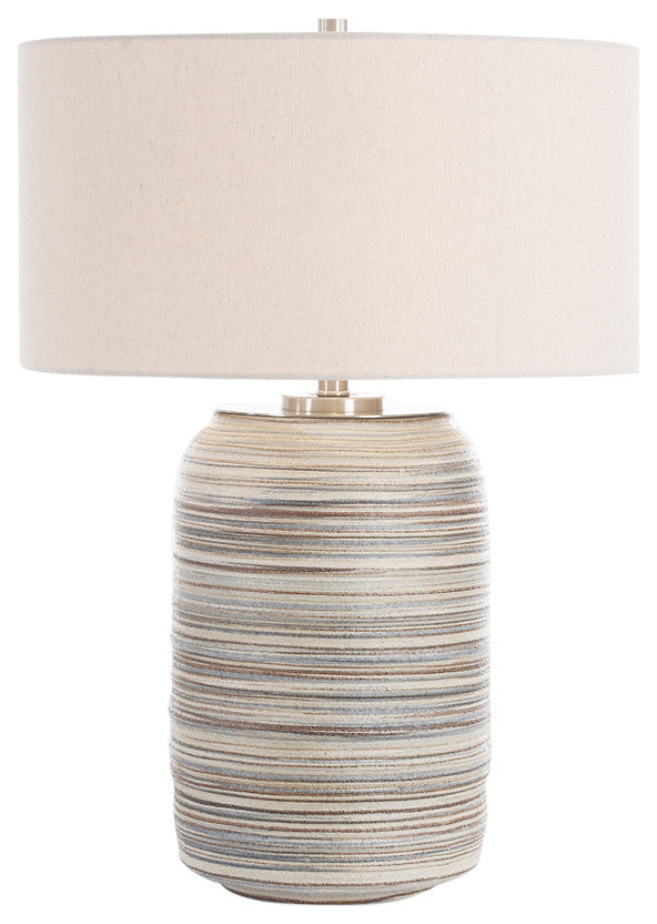 Uttermost Killarney Distressed Green Table Lamp