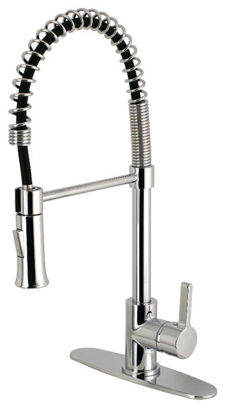 Gourmetier Single-Handle Pre-Rinse Kitchen Faucet, Polished Chrome