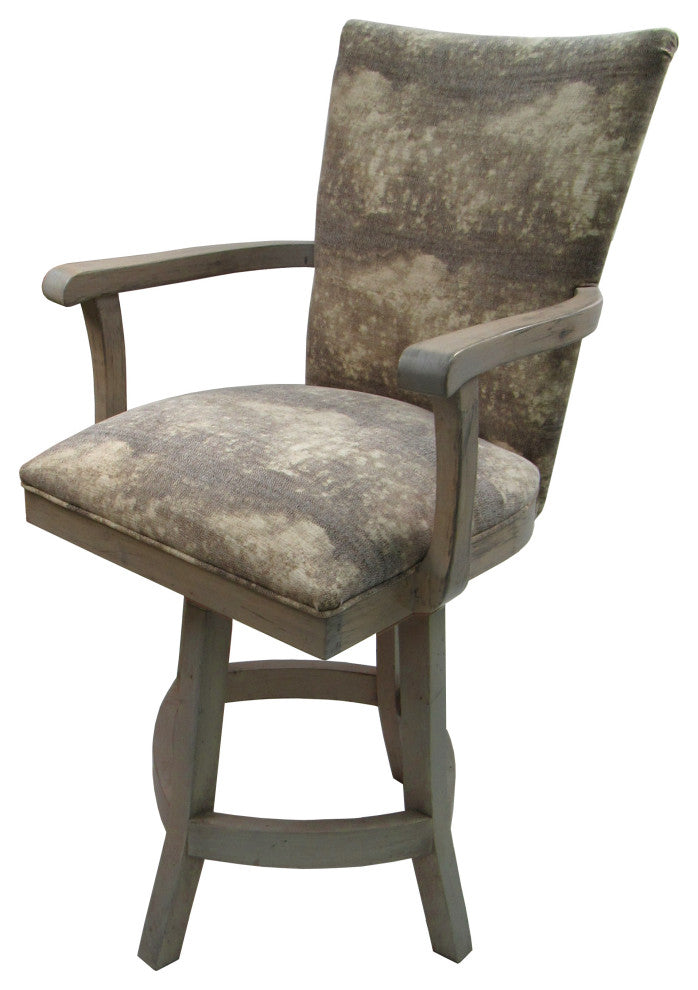 Swivel Wood Counter 26" 30" Extra Tall 34" Bar Stool 700 S-Base, Mountain Brown, Dl, 26"