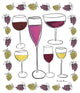 "Wine Time II" Digital Paper Print by Farida Zaman, 27"x32"
