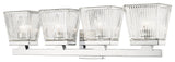 Z-LITE 1936-4V-CH 4 Light Vanity, Chrome