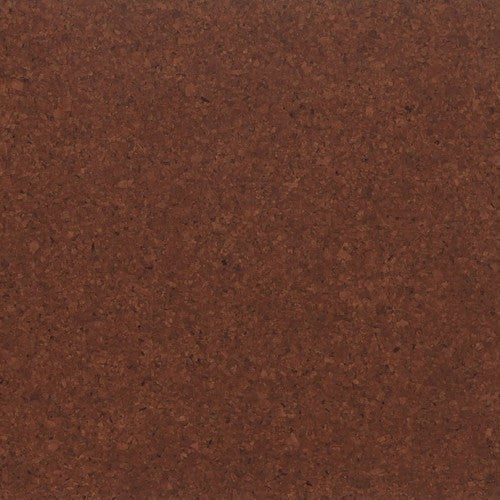 Adhered Floor Tiles Solid Cork Flooring, Terracotta