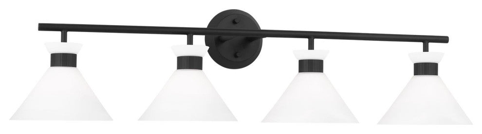 Belcarra 4 Light Bath, Midnight Black