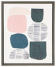 Urban Habitat Grey Rock Garden Gel Coat Framed Canvas 2 Piece Set