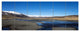 Mountains and Lakes Iceland, Landscape Canvas Art Print, 70"x28", 6 Panels