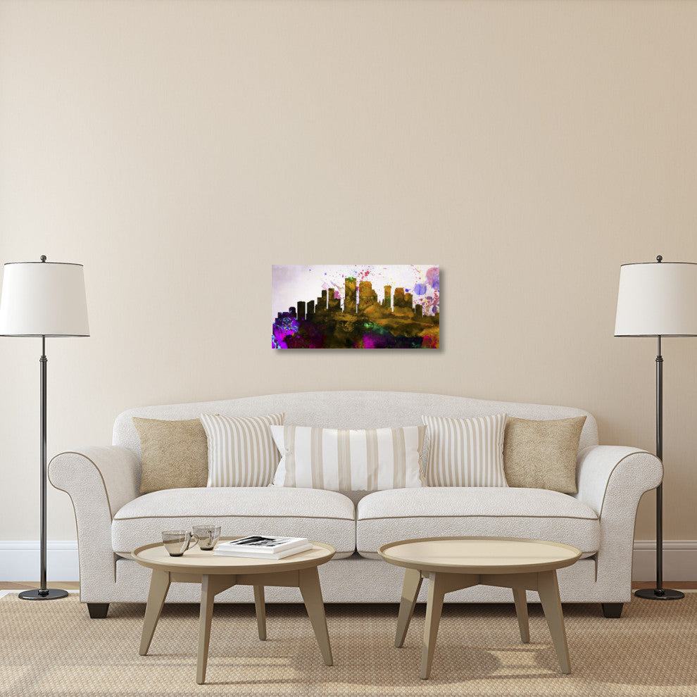 "New Orleans City Skyline" Fine Art Print