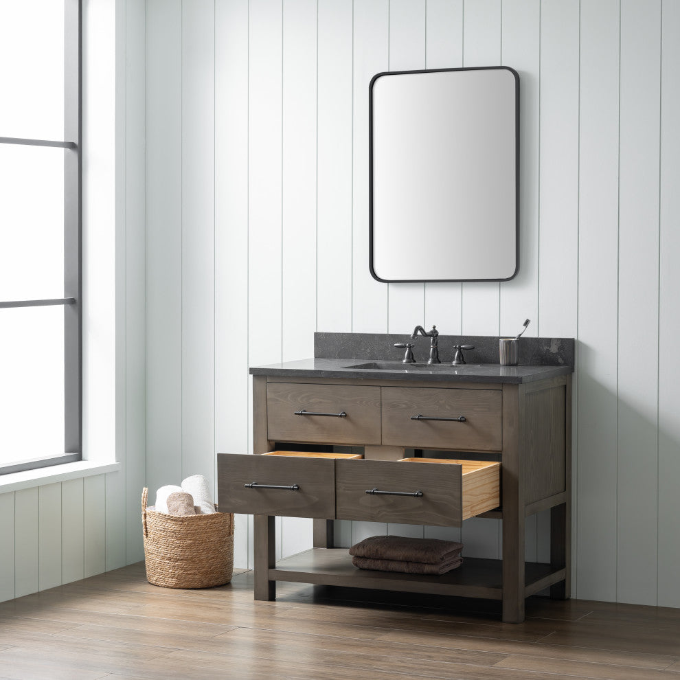 Windwood 42" Bathroom Vanity, Smoke Gray