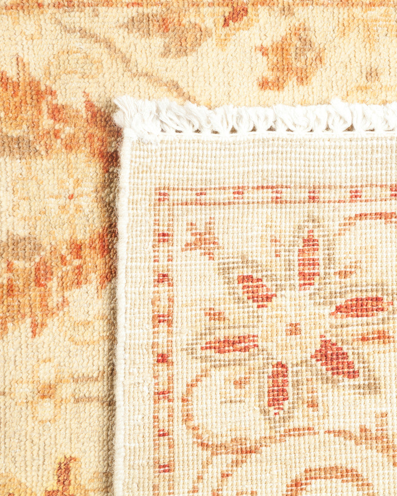 Mogul, One-of-a-Kind Hand-Knotted Runner Ivory, 2'7"x11'10"