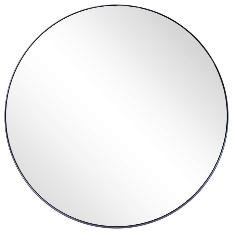 Clean and Chic Round Mirror