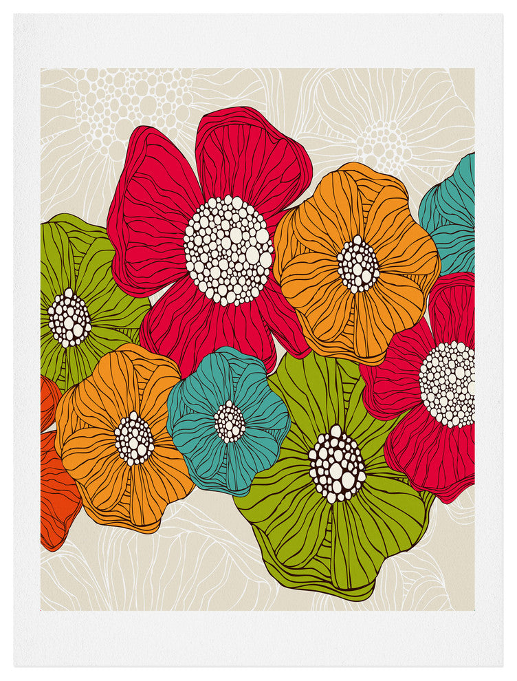 Deny Designs Valentina Ramos Flowers Art Print