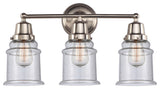 Innovations 623-3W-SN-G184 3-Light Bath Vanity Light, Brushed Satin Nickel