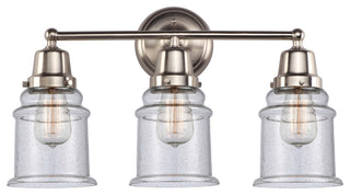 Innovations 623-3W-SN-G184 3-Light Bath Vanity Light, Brushed Satin Nickel