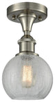 Innovations Lighting 516-1C-SN-G125-8-LED Athens 1 Light 8" Semi-Flush Mount