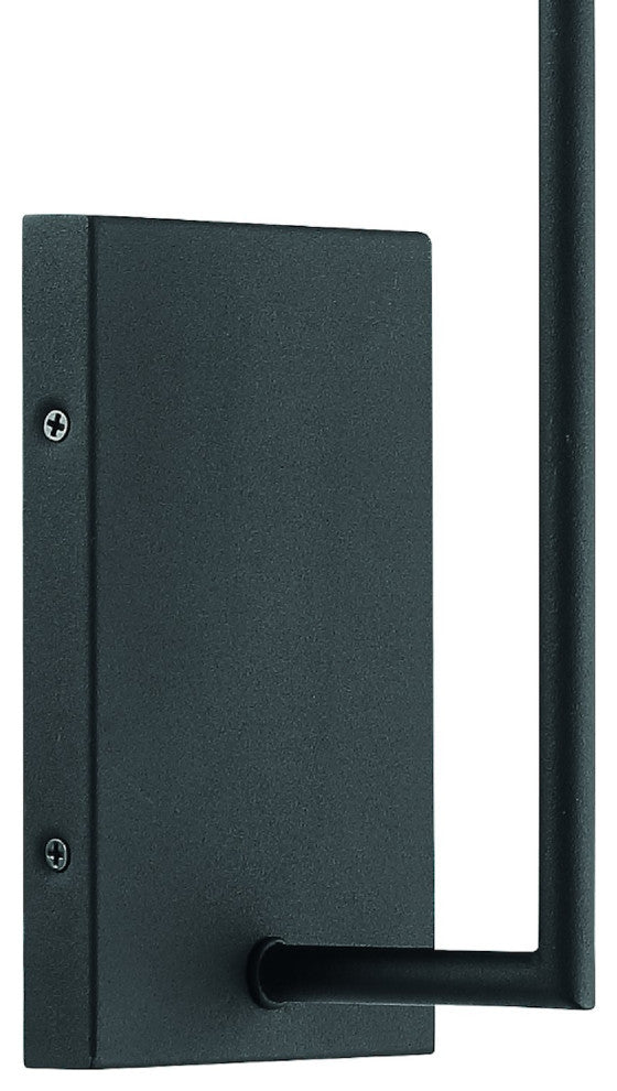 Lena 1 Light Black Forged Wall Mount