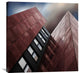 "Facade Rouge" Stretched Canvas Giclee by Gilbert Claes, 30x30"