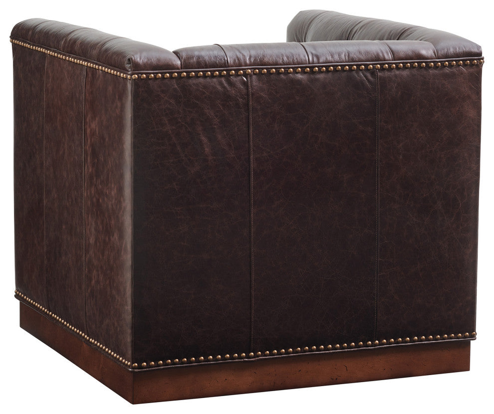 Fremont Leather Swivel Chair