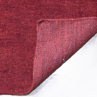 HAND KNOTTED LOOM SILK ECO-FRIENDLY RUGS-8'x10',Rectangle,Red White,Contemporary