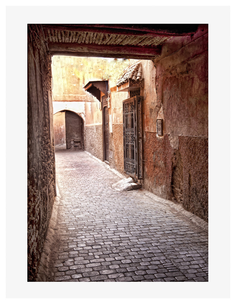Artwork, Marrakech Alley, Morocco Exclusive Sadkowski Photography Collection