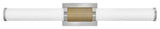Hinkley Zevi Large Led Vanity, Polished Nickel