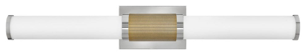 Hinkley Zevi Large Led Vanity, Polished Nickel